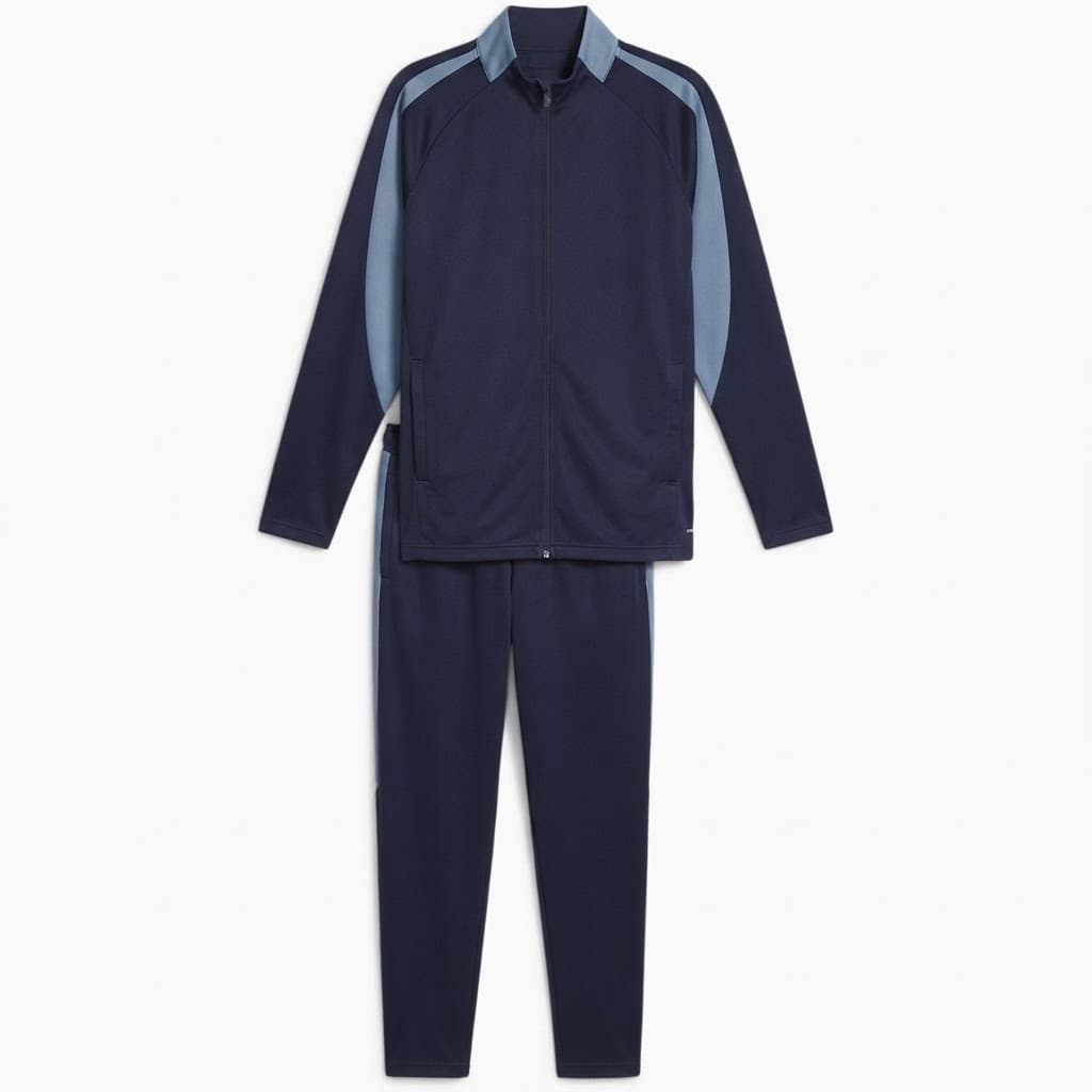 Men’s Strike Tracksuit – Navy Blue Full-Zip Training & Sports Tracksuit